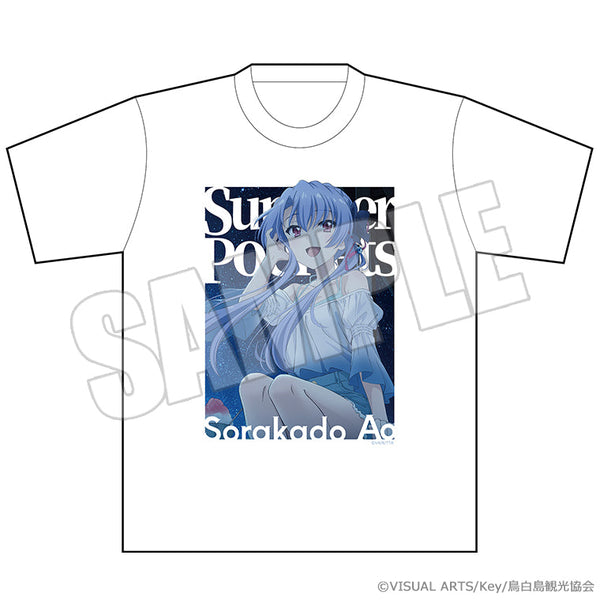 『Summer Pockets』Tシャツ 夏灯り、君と過ごす夜 蒼